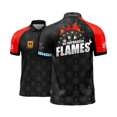 China OEM Sublimation Darts T Shirt Multicolor With Zippers Design for sale