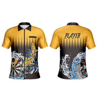 China Adults Breathable Dart Jerseys With Pockets , Anti Pilling Dart Shirt Printing for sale