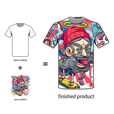 China Impresión unisex de la sublimación de las camisetas de la ropa del ocio de la manga corta en venta