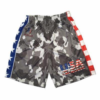 China Practical Portable Reversible Lacrosse Jersey Shorts Breathable for sale