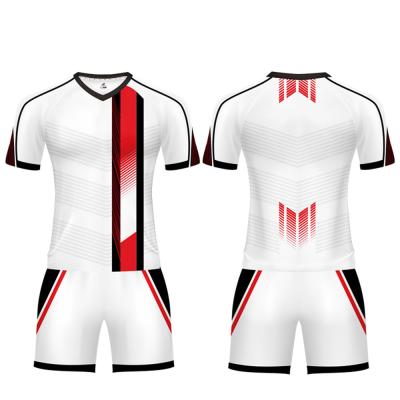 China Practical Sublimation Soccer Training Jerseys Uniforms Anti Pilling Polyester for sale