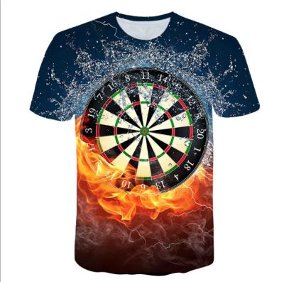 China Breathable Mens Darts T Shirt Anti Bacterial Multiscene Polo Design for sale
