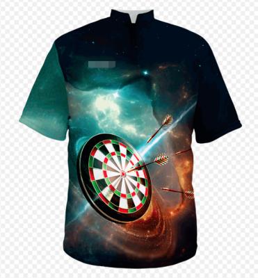 China Non Fading Casual Funny Dart Team Shirts Multiscene Lightweight for sale