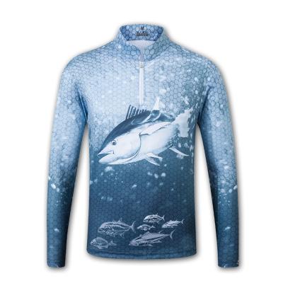 China Odorless Breathable Custom Fishing Jerseys , Multipurpose Fishing Tournament Shirts for sale