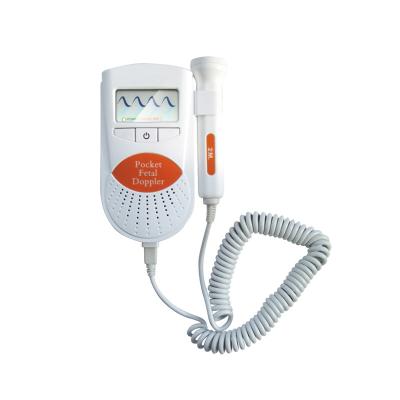 China DC 3.0 V Continuous wave Pocket Fetal Doppler Without Display For Home Use for sale