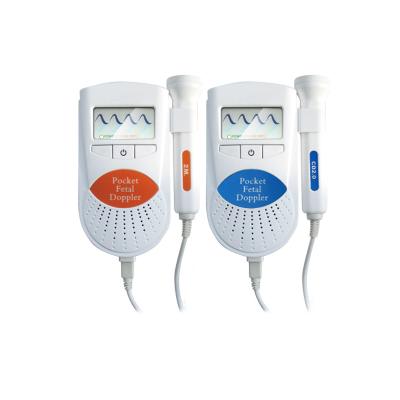 China Portable Pocket Fetal Doppler Heartbeat Detector Home Care for sale