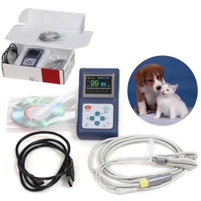China New Hand-held Veterinary Pulse Oximeter for Amimals Pets Vet Use with USB Software SpO2 Monitor blood oxygen AH-60D VET for sale