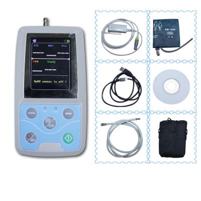 Chine with oximeter probe 24h Digital Ambulatory Automatic NIBP+ Pulse Rate+ Oximeter probe Blood Pressure Monitor PM50 à vendre