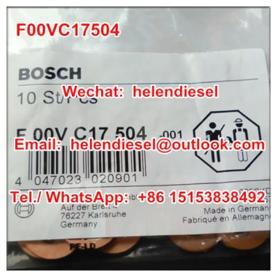 China Anel genuíno F00VC17504 do selo do injetor de BOSCH, C17 504 de F 00V, arruela de cobre Bosch original e brandnew à venda
