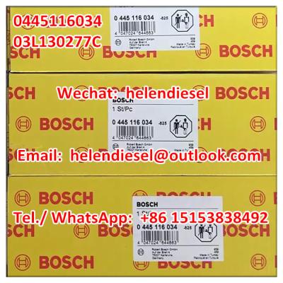 China Genuine and New BOSCH injector 0445116034 ,0 445 116 034, 0445116 034 , 03L130277C ,03L 130 277 C, for Volkswagen / VW for sale
