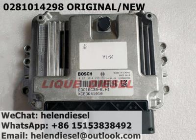 China New Original BOSCH ECU 0281014298 / 0 281 014 298 engine control unit EDC16C39-6.H1 / XCEDK41010 for sale