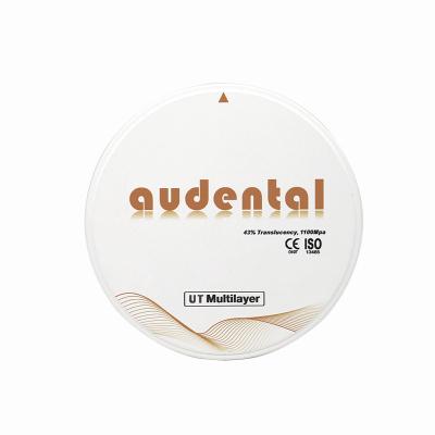 China Carillas dentales de zirconio ultratranslúcido multicapa en blanco UTML en venta