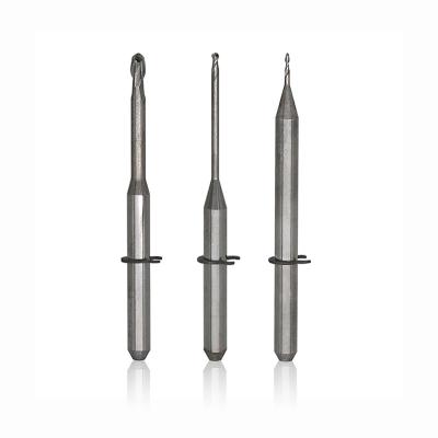China Glass Ceramic Bur Dental Zirconia VHF Milling Burs Diamond DLC Coating Tools for sale