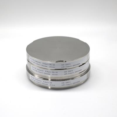 China Dentadura de barra de metal de disco de aleación dental de bloque de cromo de cobalto CAD CAM en venta