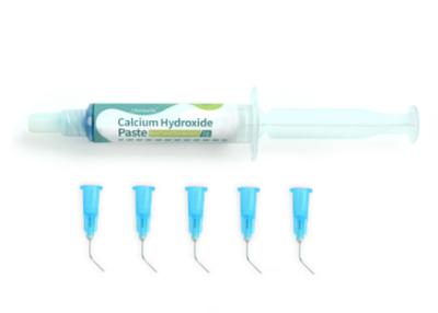 China Calcium Hydroxide Paste Root Canal Disinfectant, 43-51% Calcium Hydroxide, 2g Per Applicator for sale