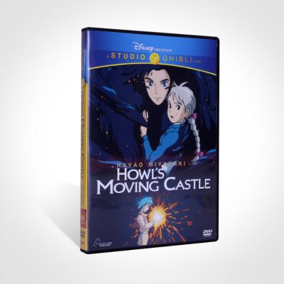 China Newest Howl's Moving Castle disney dvd movie children carton dvd with slipcover case for sale