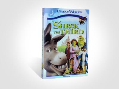 China new Shrek the Third disney dvd movie children carton dvd with slipcover Dhl free shipping for sale