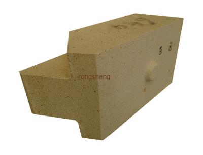 Chine Séchez les briques réfractaires pressées de haute alumine, briques de preuve de chaleur pour le four à ciment à vendre