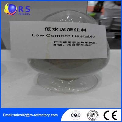 China Material refratário castable de isolamento do baixo cimento de alumínio alto para as fornalhas de aço à venda
