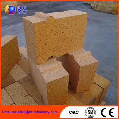 China Good Slag Resistance Alumina Silica Refractory Brick For Blast Furnace Lining for sale