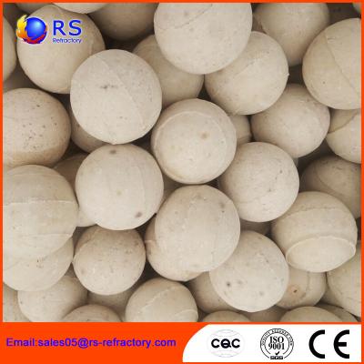 China Chemical Stability Refractory Alumina Ceramic Ball For Hydro Converter for sale