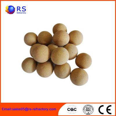 China Resistance High Temperature Refractory Products Refractory Ball For Hot Blast Furnace for sale