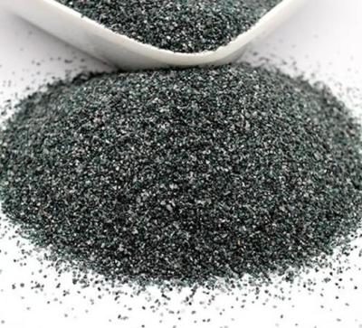 China Abrasivo de carburo de silício preto de 80 a 99% de pureza Sic pó para moagem à venda