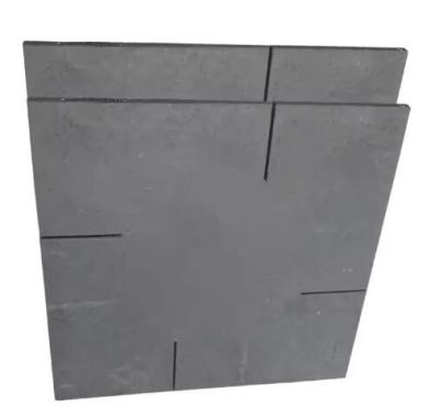 China High Temperature Resistance Silicon Carbide Kiln Shelves Refractory Sic Ceramic Plate à venda