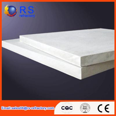 China Refractory Ceramic fiber board for industrial kiln / furnace , White Color for sale