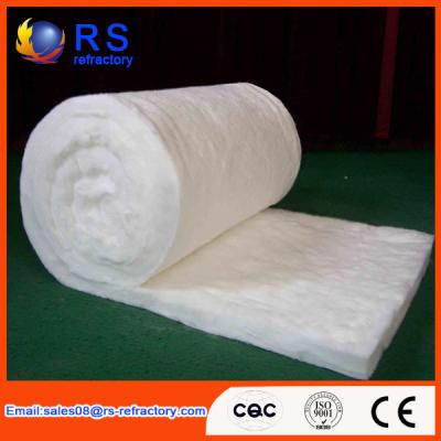 China Rollo de la manta de la fibra de cerámica del aislamiento de alto calor para el horno industrial en venta