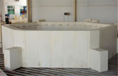 China Tijolo refratário dos tijolos da isolação do corindo do zircão de Azs com resistente à venda