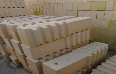 China Size 9''x4.5''x2.5'' Heat Resistant High Alumina Refractory Brick , Refractory Fire Bricks for sale