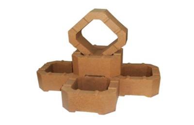 China Shaped Refractory Fire Magnesia Brick , Industrial Furnace Checker Bricks for sale