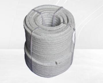China Corda de alta elasticidade da fibra cerâmica da força para o selo de porta das caldeiras das fornalhas à venda