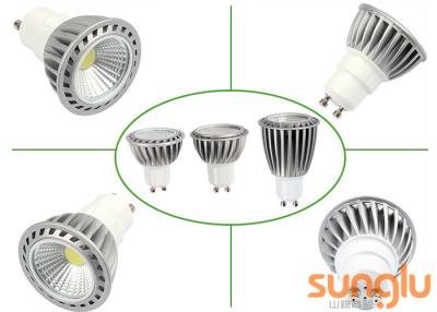 China 3W 4W 5W Dimmable LED pone de relieve el proyector de aluminio del cuerpo GU10 SMD LED para los hoteles en venta