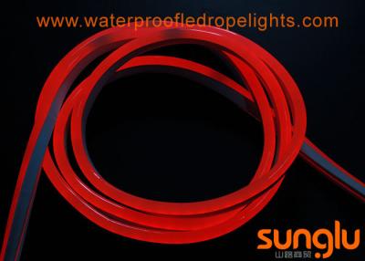 China Single Color Red LED Rope Lights , SMD 2835 120D LED Flexible Strip Lights for sale