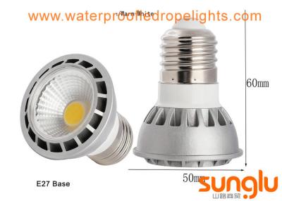 China 5W COB Dimmable LED Spotlights E27 SMD LED GU10 Bulbs For Restaurant / School for sale