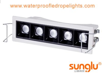 China 5 * 2W Indoor Liner Light , 5 Holes Recessed Led Spotlights Cree XPE OSRAM for sale