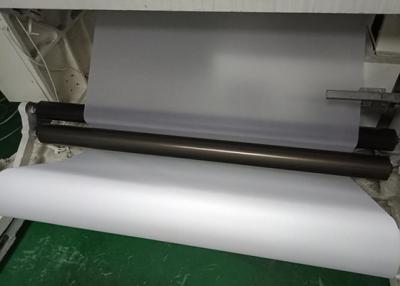 China White Translucent Matte PET Film Surface Uniformity / Low Sub Degree For Printing for sale