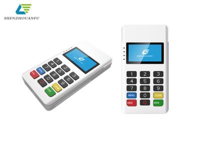 China Smart Cashless Handheld Pos Devices MPOS Swipe With Pin Pad Signature for sale