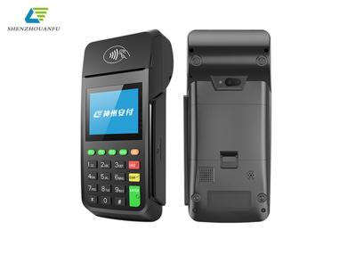 China 60 Hz Android Mobile Pos Terminal Black Color With Card Reader for sale
