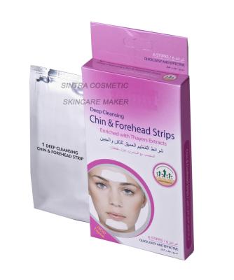 China White Instant Hair Removal Waxing Strips , Deep Cleaning Chin Forehead Strips STF8030 for sale