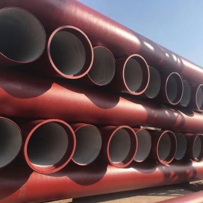 China Length 6m Ductile Iron Pipe Full hard Anti corrosion Coated for water pipeline for sale