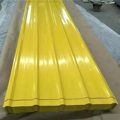 China Corrugated PPGI Roofing Sheet Color Coated Steel Prime Metal CGCC grade for sale