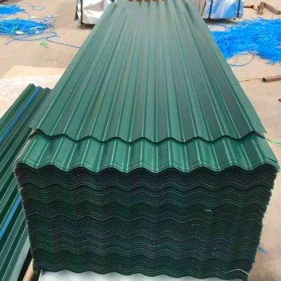 중국 물결모양 색 코팅된 갈바륨 지붕 시트 프리 색칠한 ASTM DIN JIS 표준 판매용