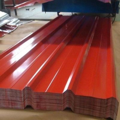 China 2mm Galvanized Colour Coated Roofing Sheet RAL Color ASTM A755 EN 10169 for sale
