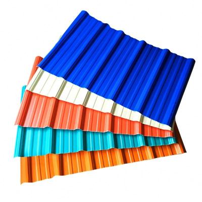 China Cold Rolled PPGI Roofing Sheet RAL Color Coated Corrugated Galvanized Steel Panels for sale