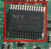 China Brand new NEC X366501546 automotive electronic IC Car computer chip for sale