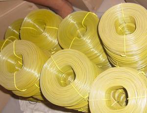 China Yellow,Blue,Red and Green Color High Quality PVC Coated Rebar Tie Wire for sale
