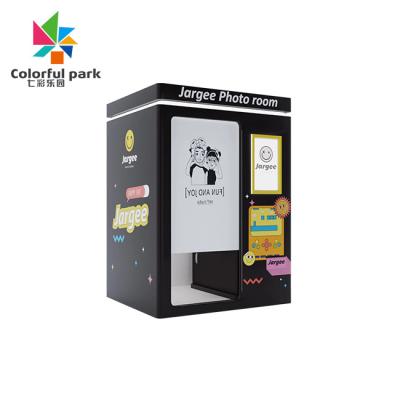 China CE Certificate Colorful Park Coin Operated Photo Room Arcade Photo Booth Coming Soon for sale